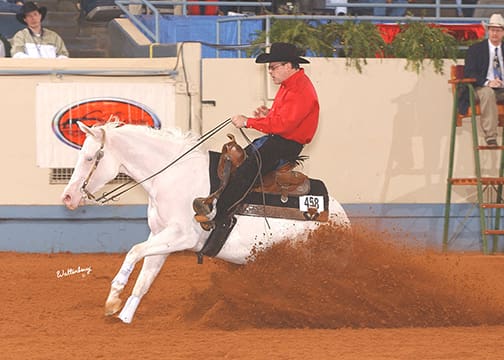 The mare, by NRHA Hall of Famer Gunner and out of Natrasha, shares a pedigree destined for greatness with her full sibling, NRHA Hall of Famer Gunnatrashya.